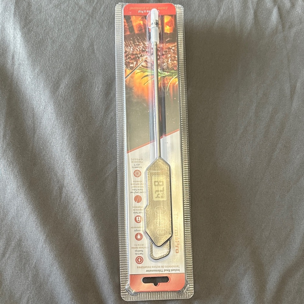 Digital Cooking Thermometer - Black
